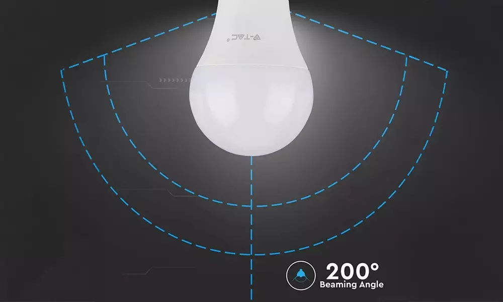 Set da 10 V-TAC lampadine LED E27 8,5W A60