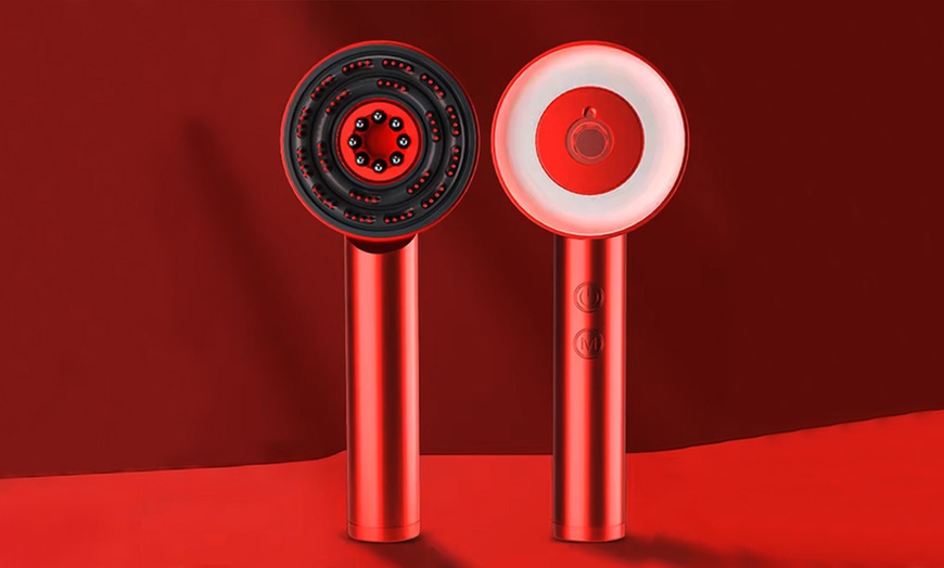 Image 8: Appareil de massage de cuir chevelu avec peigne applicateur d'huile