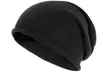 1x oder 2x Kaschmir Slouchy Beanie Strickmütze in Schwarz, Grau oder Kamel - Second Medium