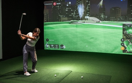 One 1 Hour Session of Golf on an Indoor Simulator - GolfCave: Livingston