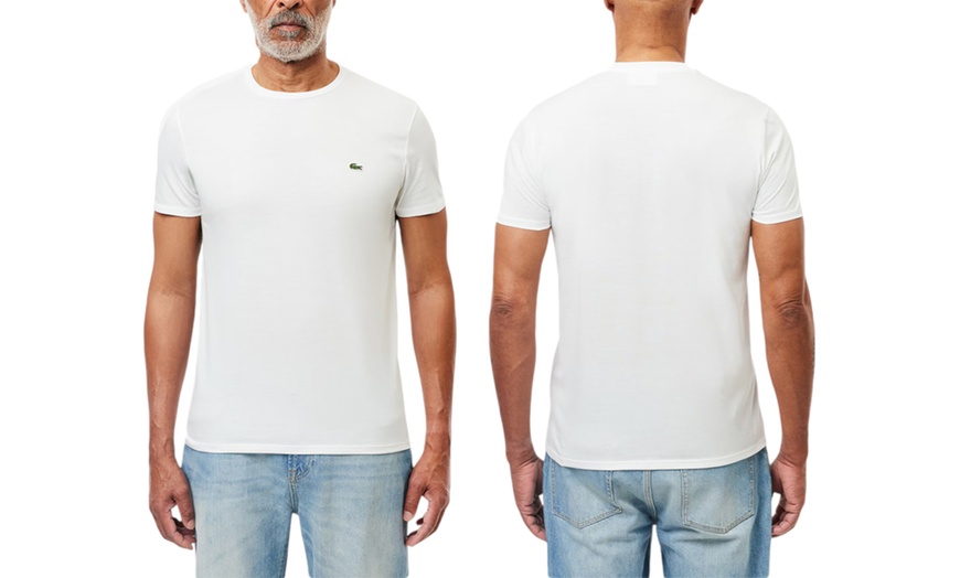Image 2: Lacoste Men's Pima Cotton T-Shirts - Clearance & Free Shipping