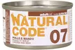 Set da 24 lattine di cibo per gatti Natural Code, disponibile in vari gusti - Image 4