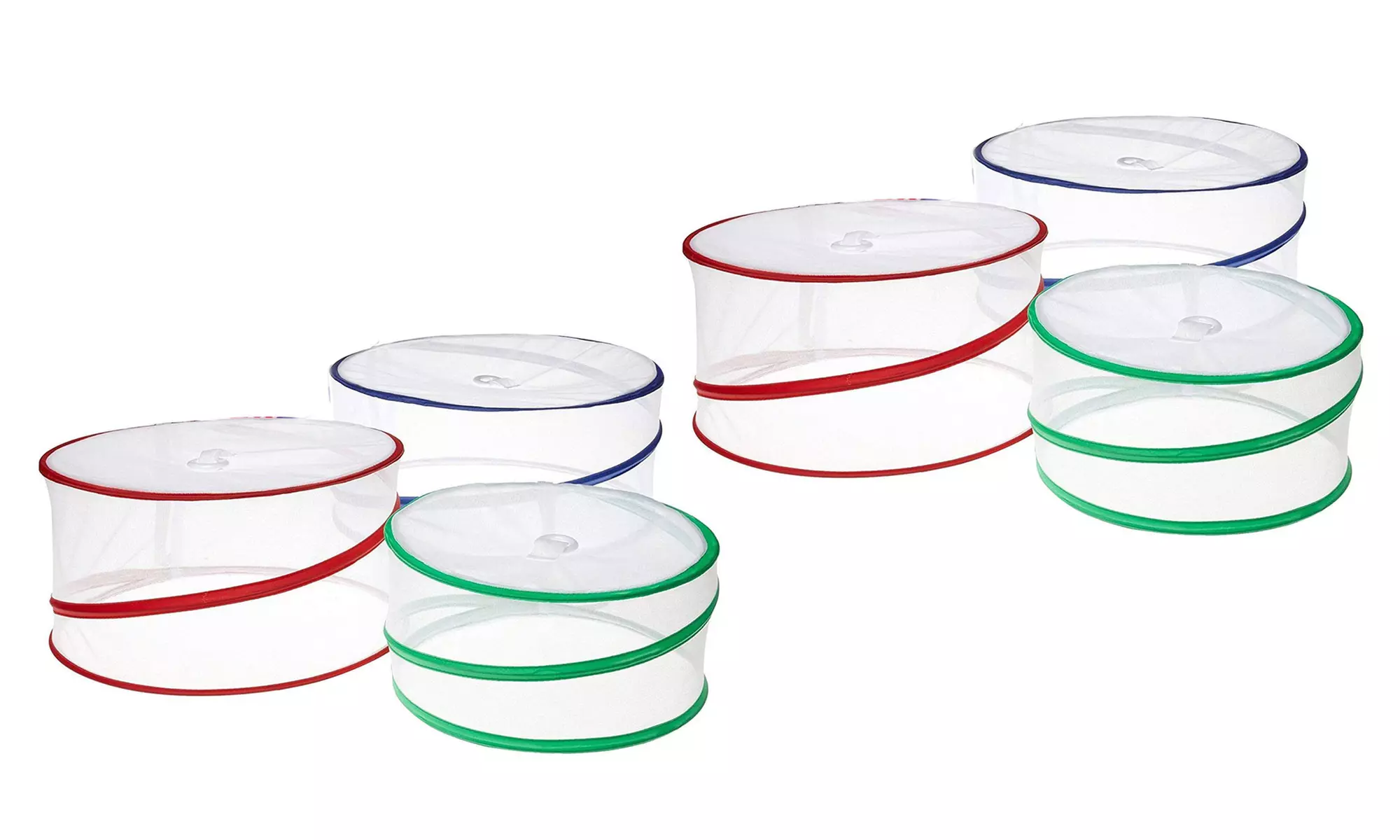 1 ou 2 lots de 3 cloches protège-aliments pliables - Image 4