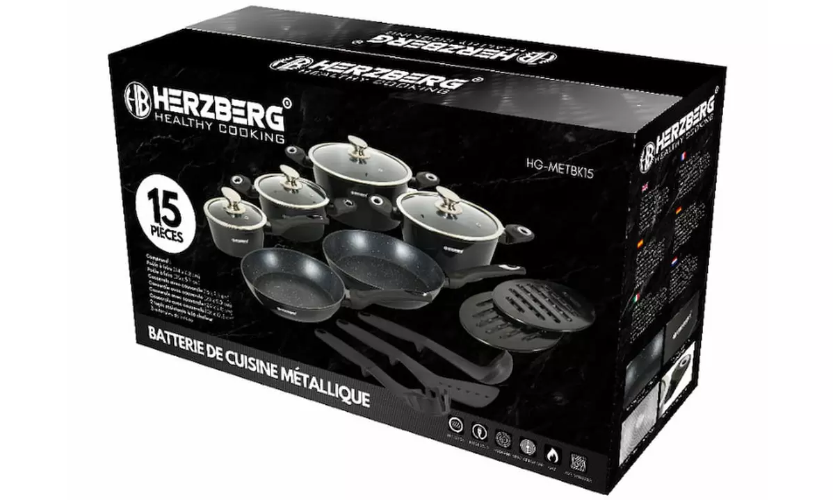 Juego de batería de cocina Herzberg