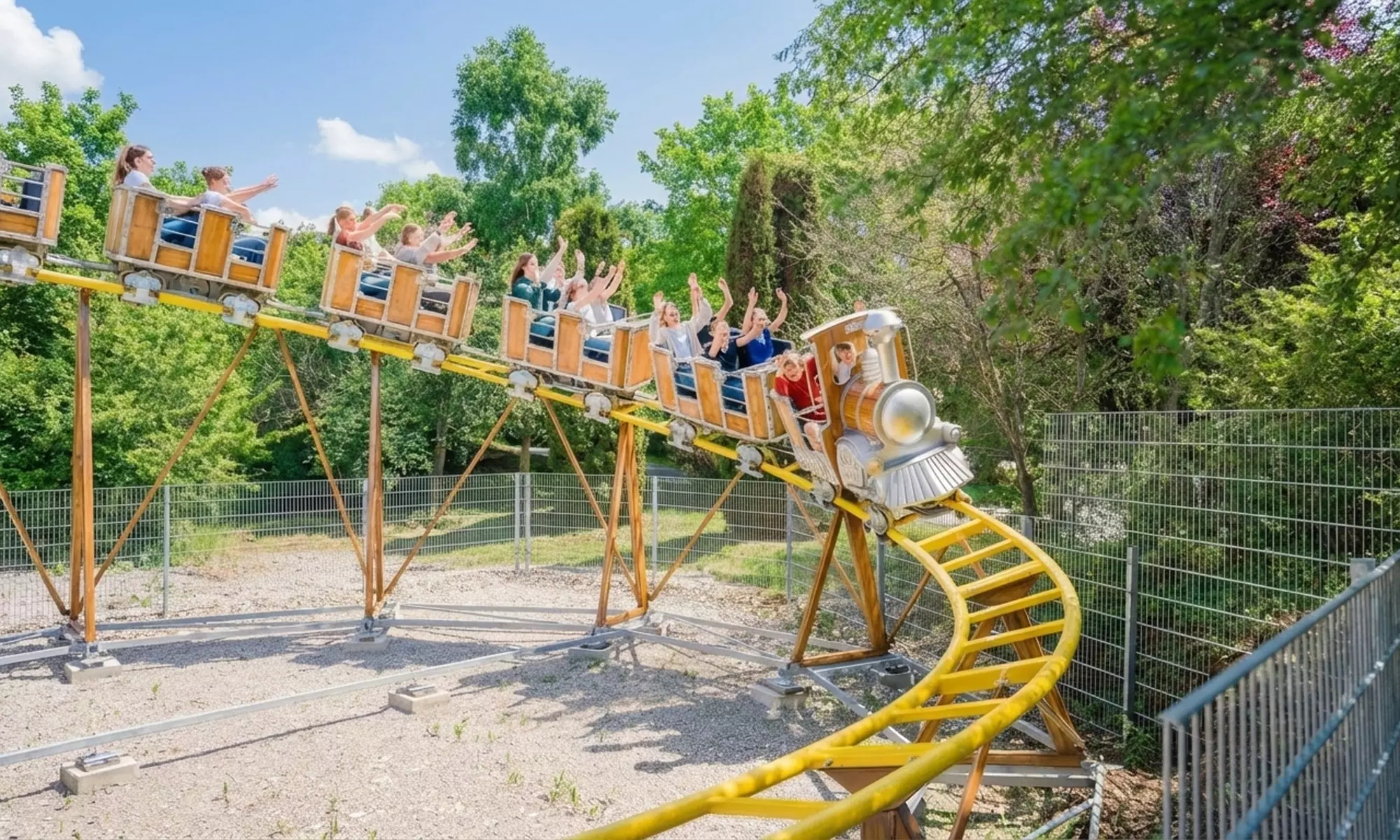 Eintrittskarte für Skyline Park + Nutzung aller Attraktionen & Events