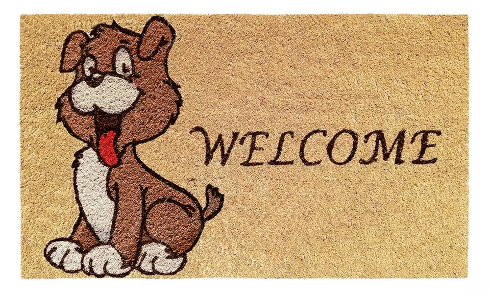 Zerbino in cocco con retro antiscivolo