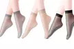 Women's Silky Anti-Slip Cotton Sole Sheer Ankle High Tights Hosiery Socks - Second Medium