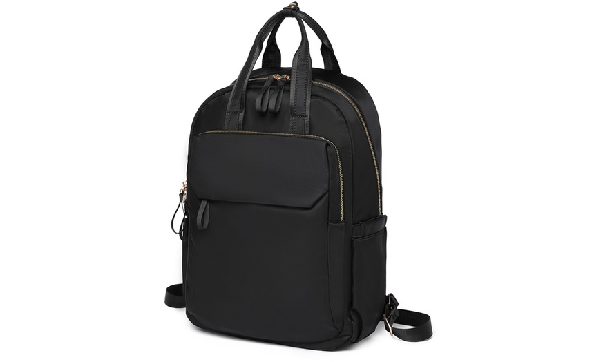 Image 32: MISS LULU Stylish Women's Backpack with Laptop Sleeve 