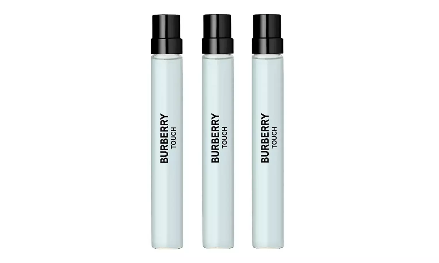Burberry Touch Eau De Toilette 0.33 oz Travel Spray For Men- Multiple Packs
