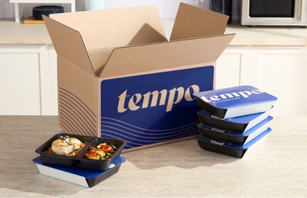 One Week of 6 Meals for 1 Person (6 Servings) - Tempo: Dietitian Approved Meals Delivered