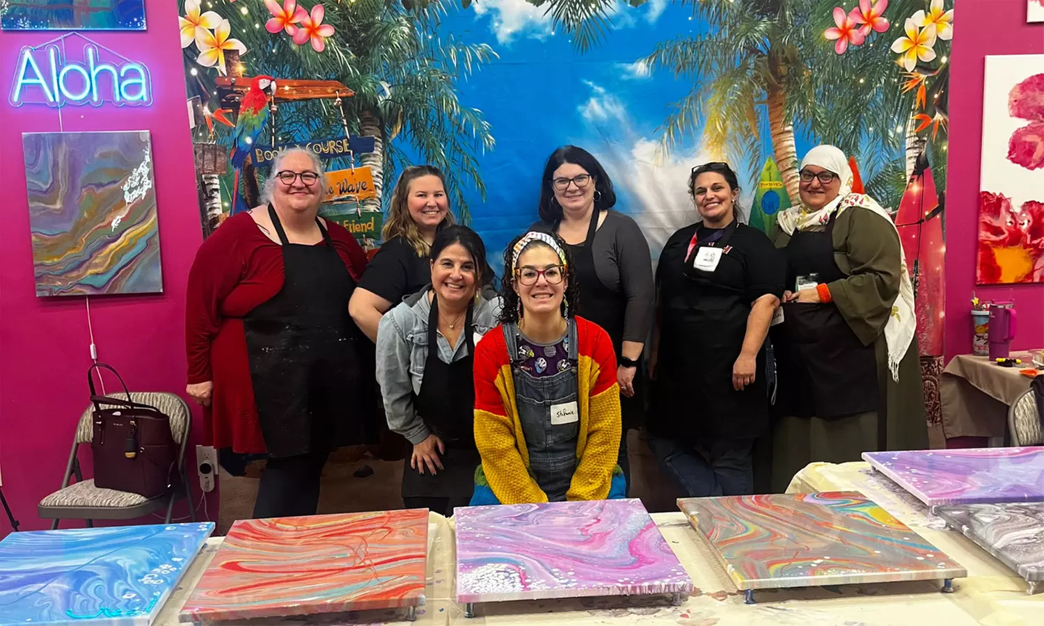 Up to 30% Off Fluid Art at Hangout For Art Lehigh Valley