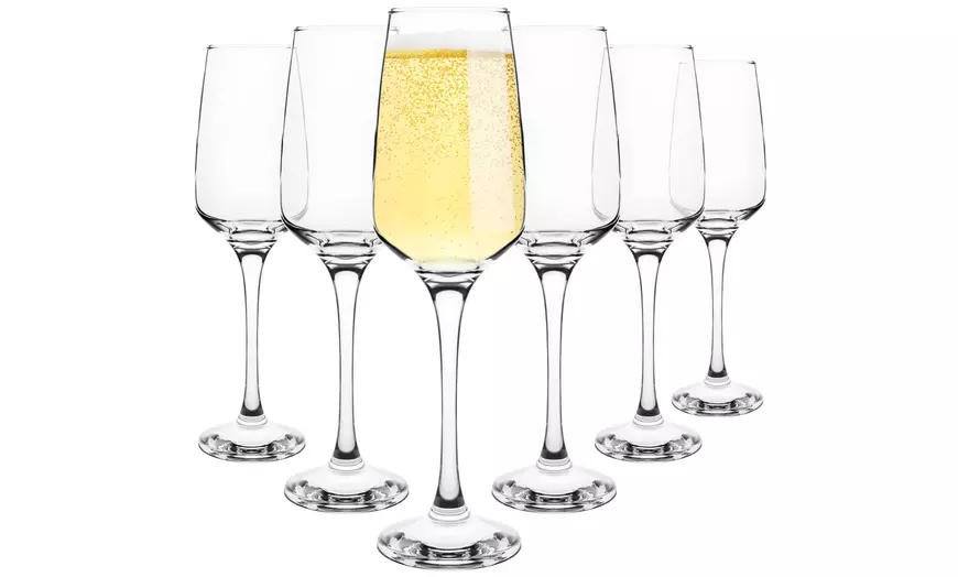 Image 9: Homiu Florence Glassware; Wine Glasses, Flutes, Whiskey or Highball