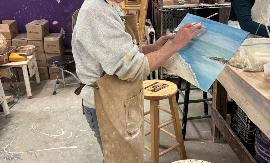 Image 7: Painting with Clay Class – Unique Textures & Colors