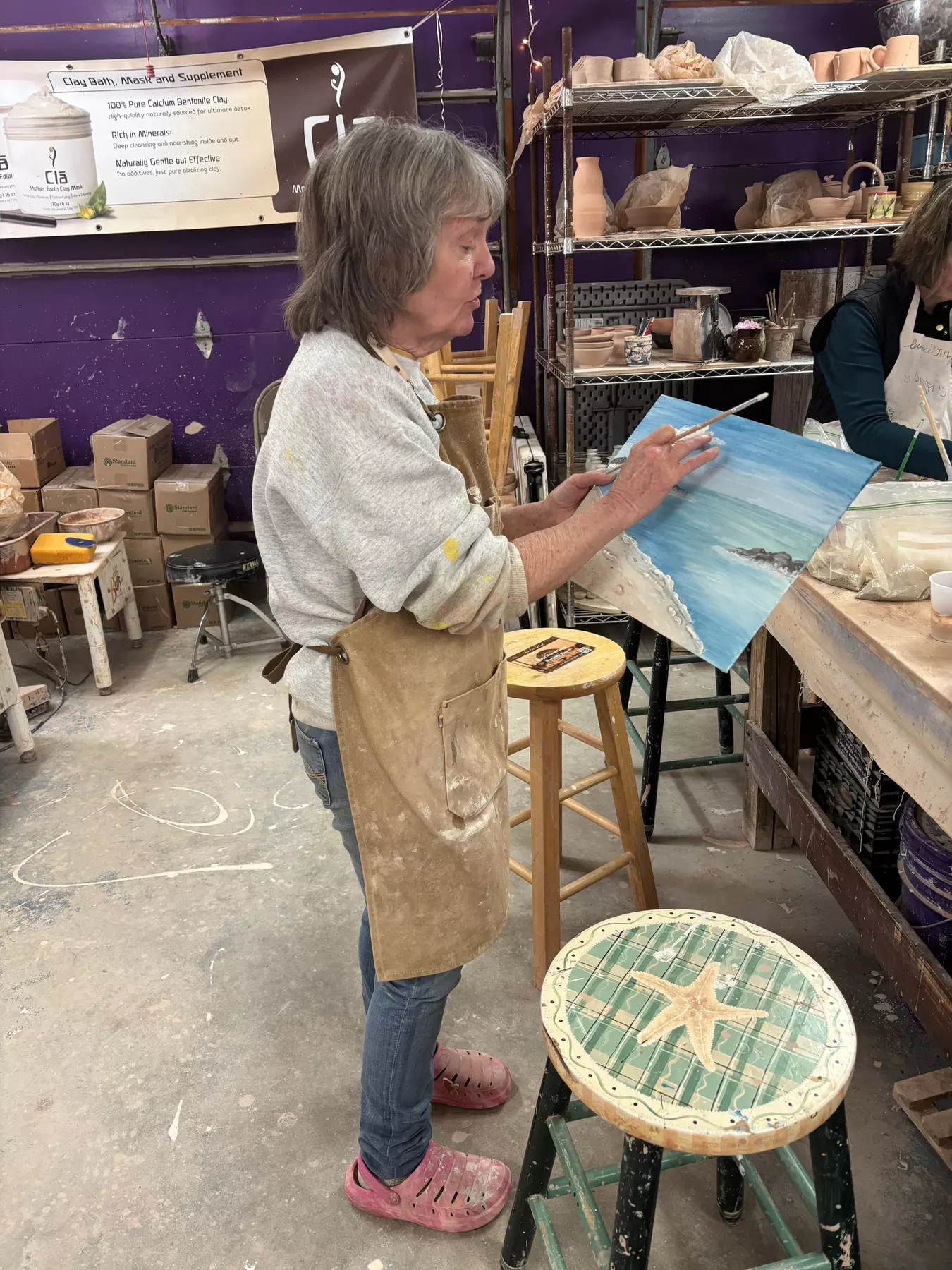 Painting with Clay Class – Unique Textures & Colors