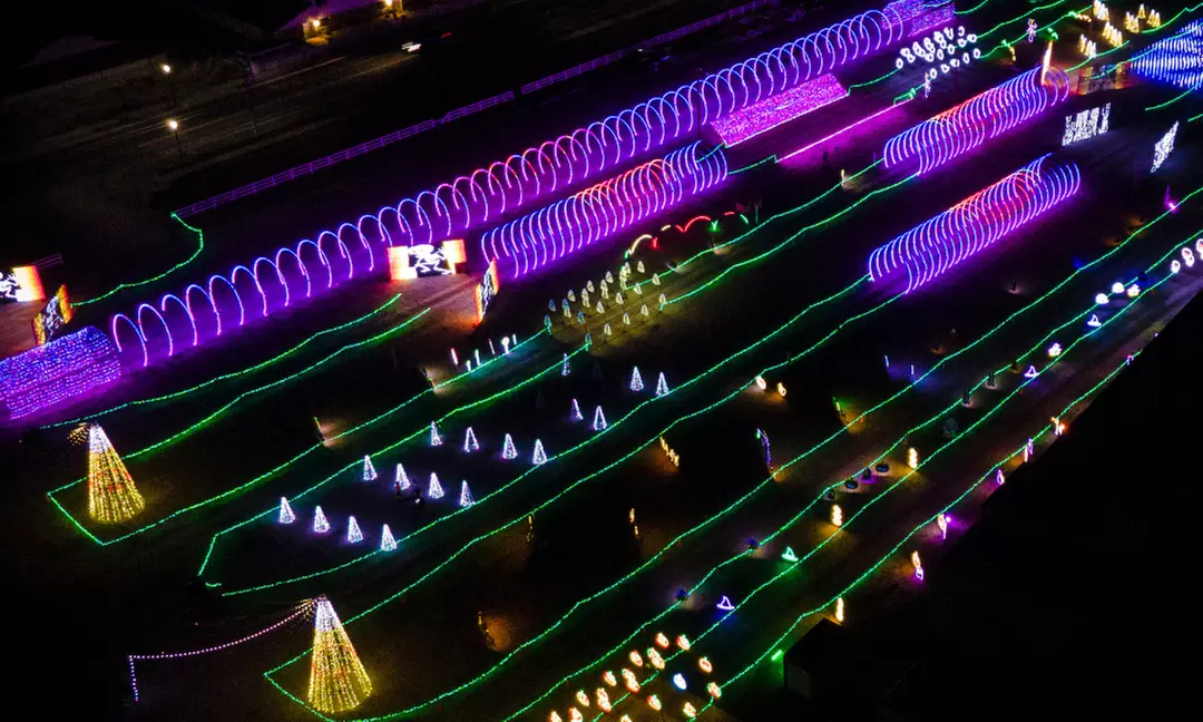 Drive Through a Spooky Light Show: Halloween Fun in South Jordan