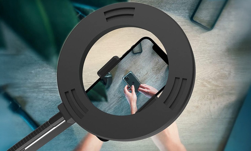 Image 6: Supporto per telefono sopraelevato con luce ad anello