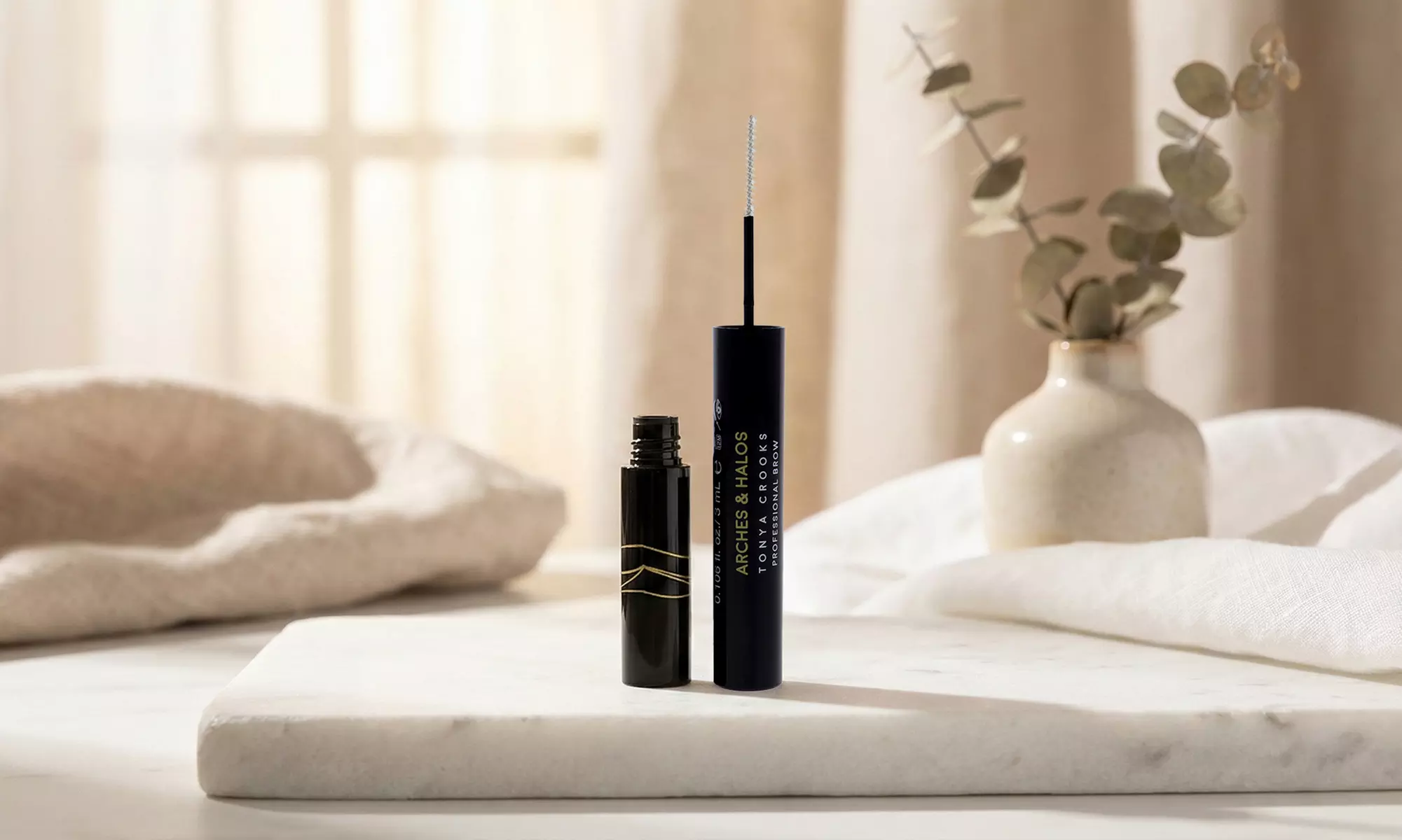 Arches & Halos Natural Hold Brow Gel in Clear, 0.1 oz