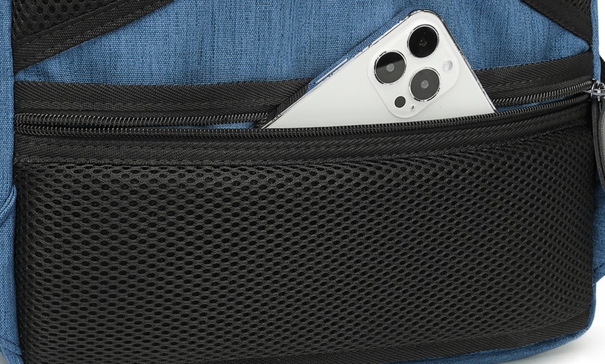 Image 26: KONO Travel Backpack Business Bag with USB Port and Laptop Compartment