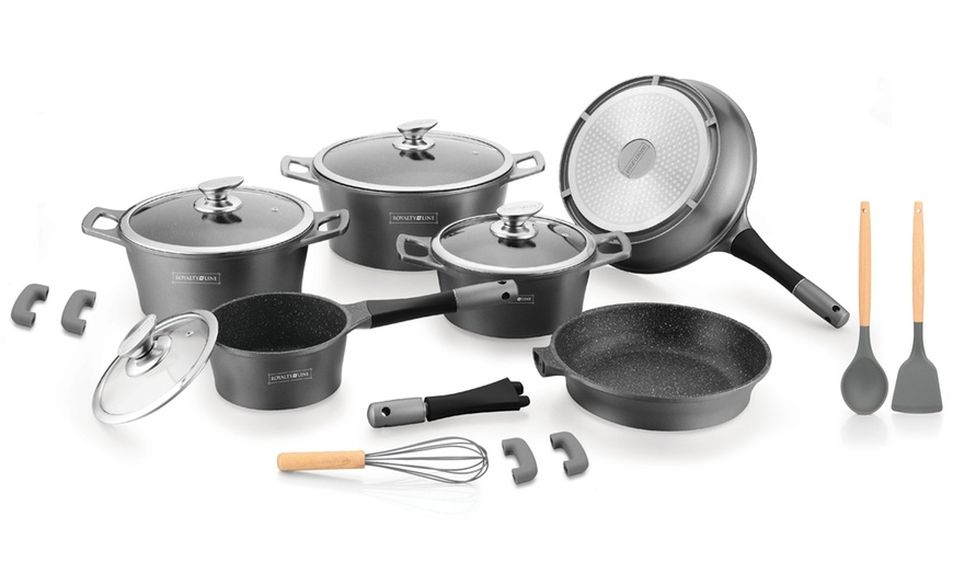 Image 24: Batteria da cucina 17 pezzi di Royalty Line