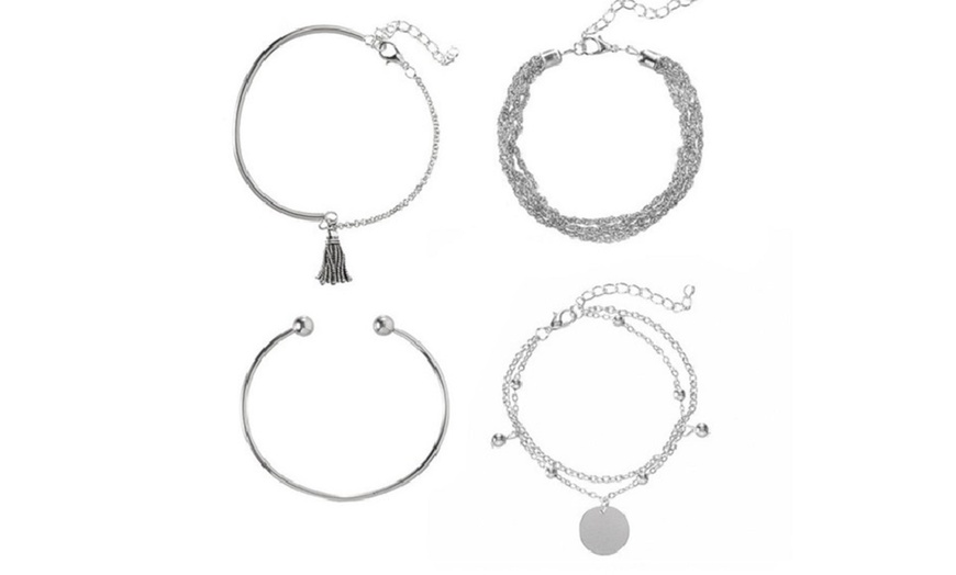 Image 2: 1x oder 2 4er-Set Damen-Armbänder