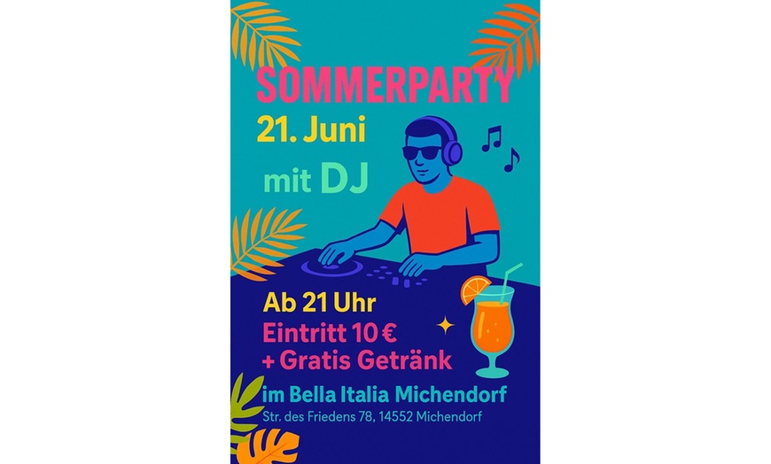 Image 2: 2 Tickets für Sommerparty oder Sommerfestival - Open Air mit Livemusik