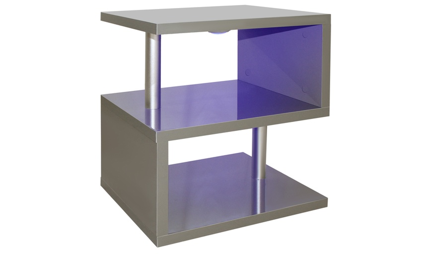 Image 25: High Gloss LED Coffee and Side Table Range