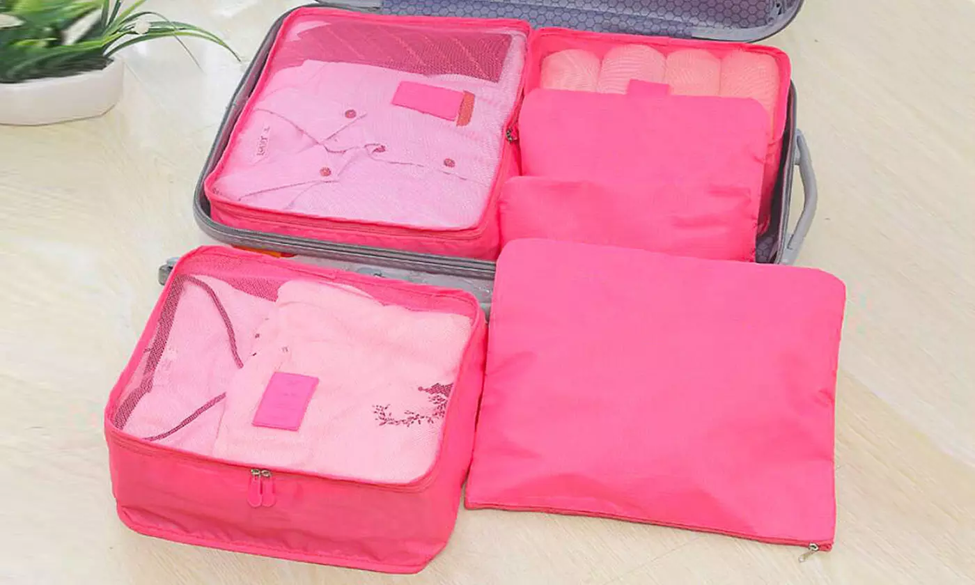 iMounTEK 9-Piece Travel Packing Cubes & Luggage Organizer Set for Suitcases