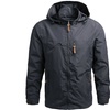 Image 11: Outdoor Hiking Windproof Men's Sports Jacket 