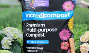 Garden Compost - 25 or 70 Litre Bag plus Fertiliser