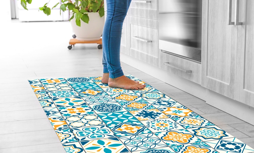 Image 17: Non-Slip Kitchen Runner Rug with Digital Print 