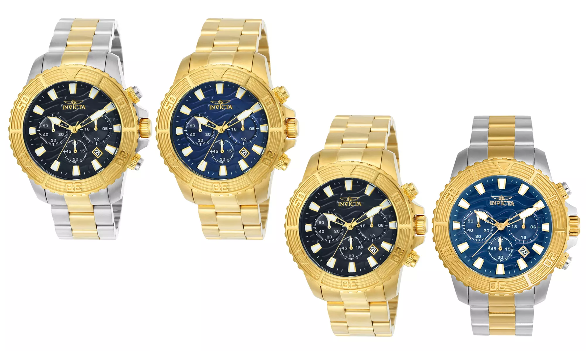 Invicta Men's Pro Diver Chronograph Stainless Steel Watch - Primary Image