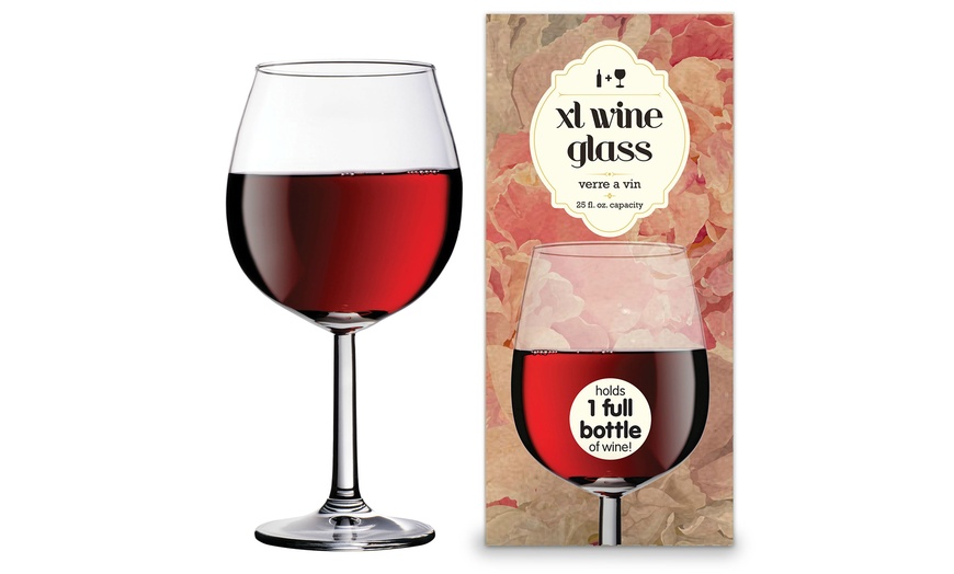 Extra-Large Wine Glass | Groupon