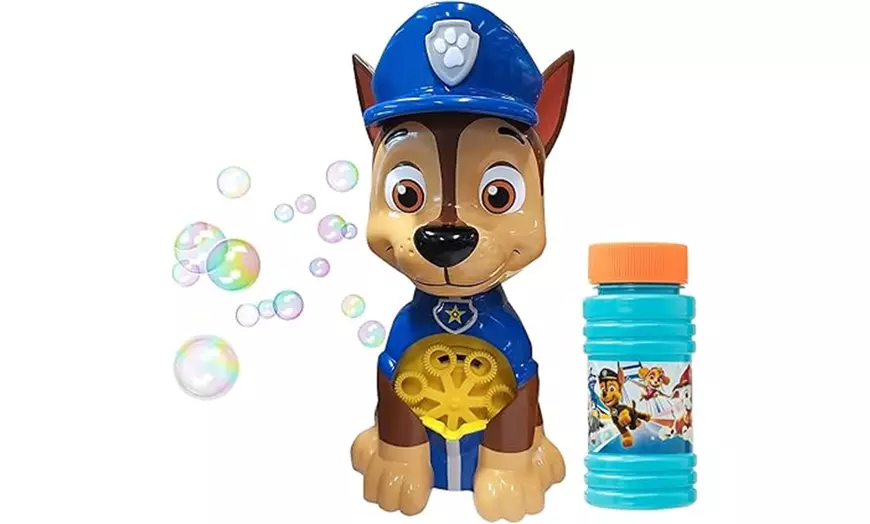 Image 2: Paw Patrol Chase Bubble Machine