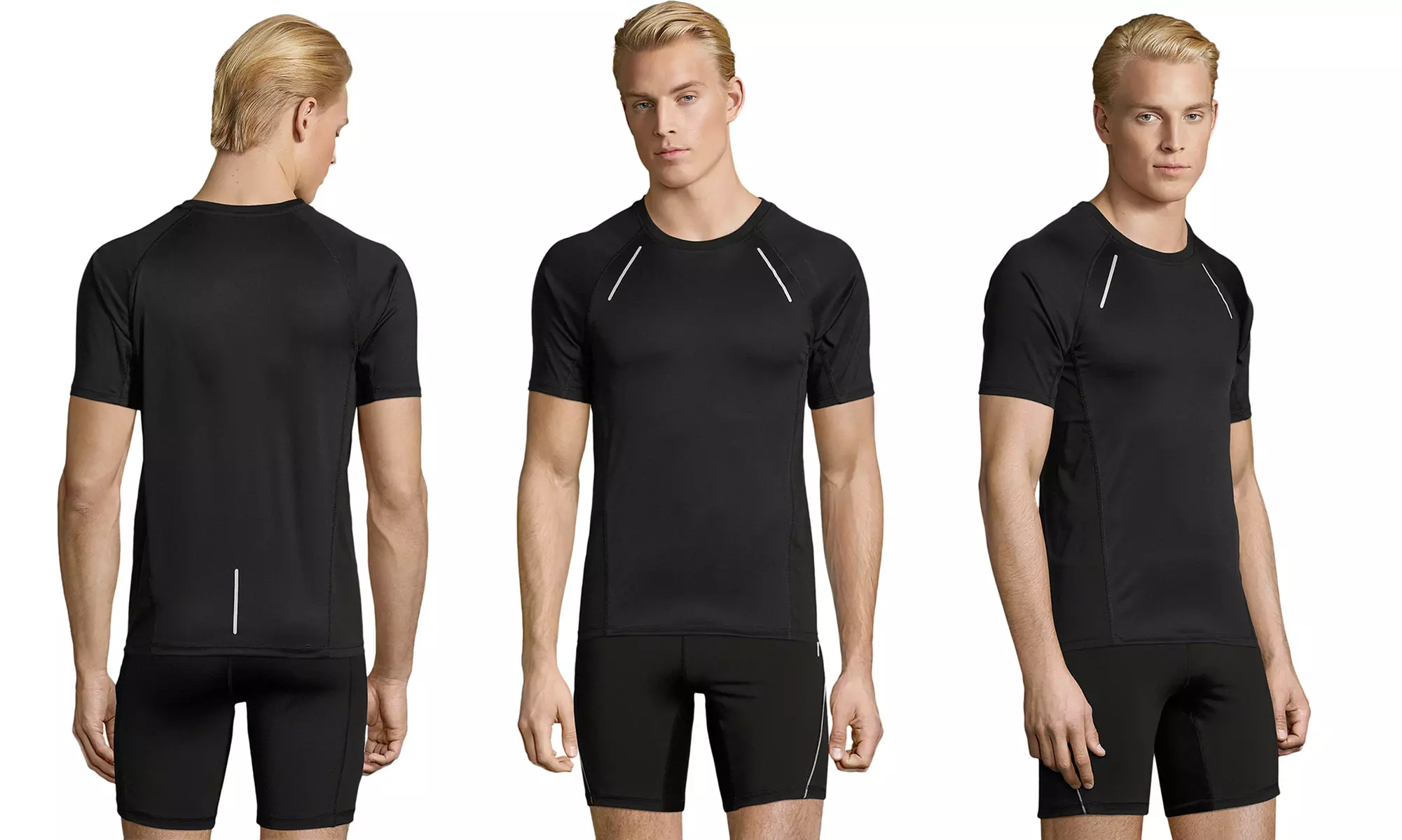 T-shirt de course à pied à manches courtes pour hommes de la marque Marnaula - Image 6