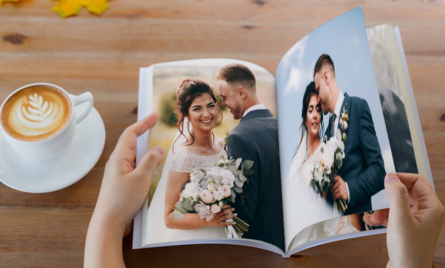 Image 2: Capture Life Moments w/ 1 or 2 Photo Book Hardcover - Digital Print A5