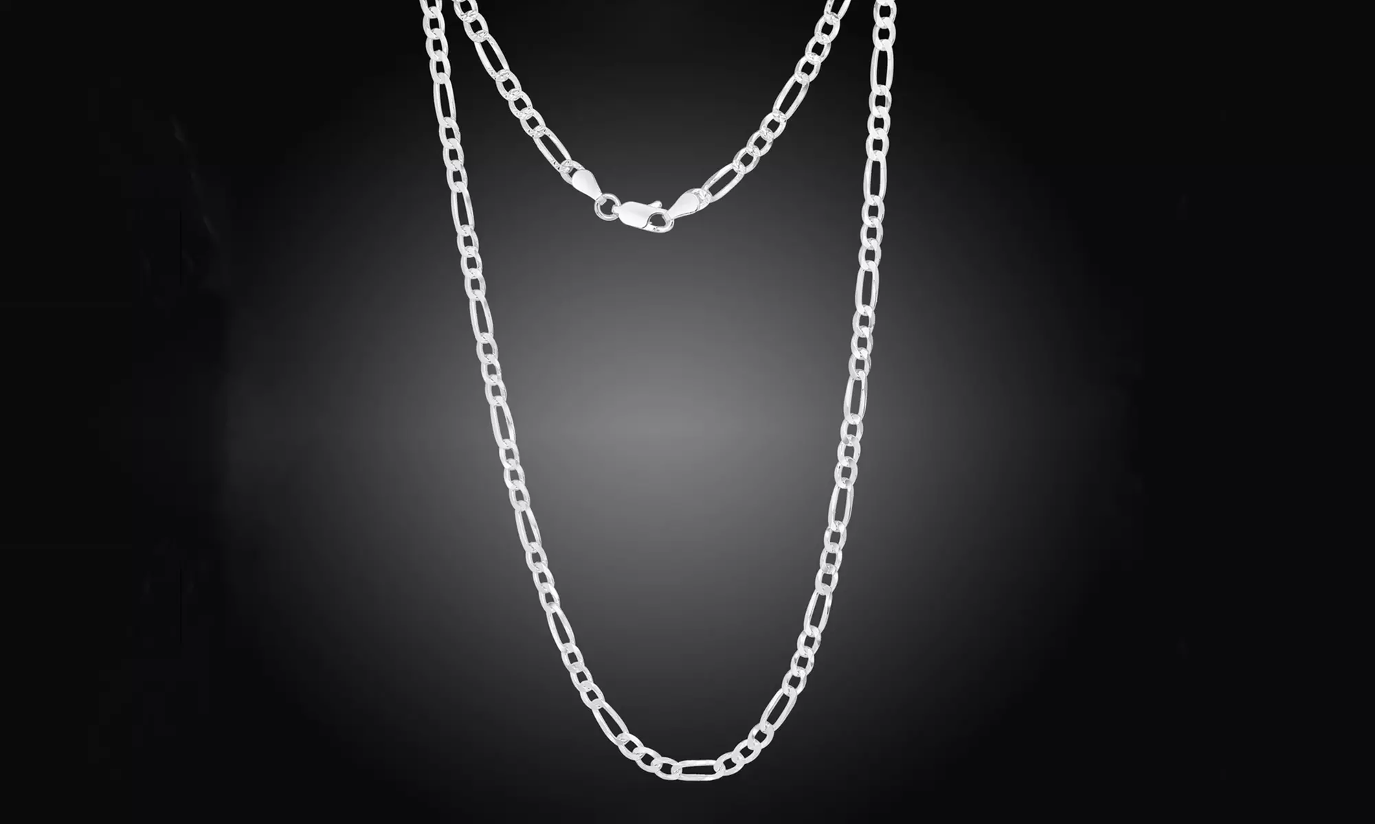 Italian Made 4MM Figaro Chains by Simply.925