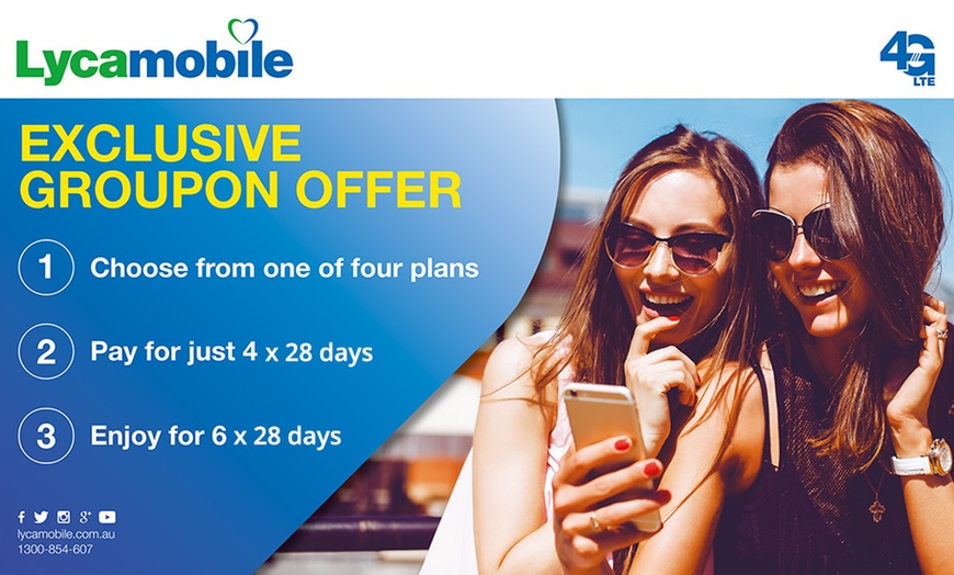 Image 1: Lycamobile Unlimited Plan
