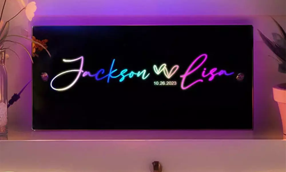 Personalized Mirror Sign