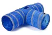 Collapsible 3 Way Play Interactive Pet Cat Tunnels Tube Toys for Indoor Cats - Second Medium