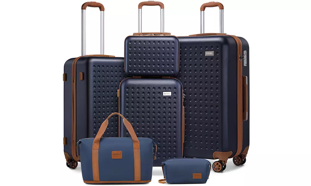 Reisekoffer bzw. Reisekoffer-Set mit Reisetasche und Kulturbeutel