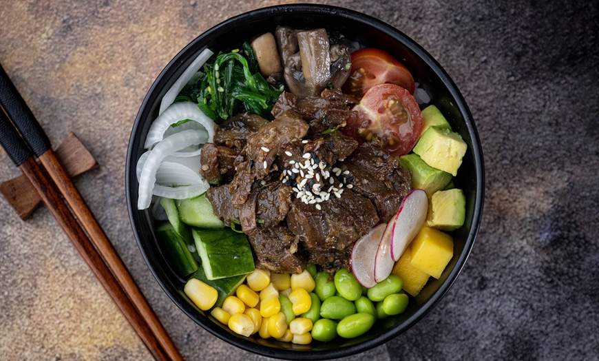 Image 3: Feast on a Choice of Poke Bowl 24Oz + Classic Ice Tea for 1, 2 or 4