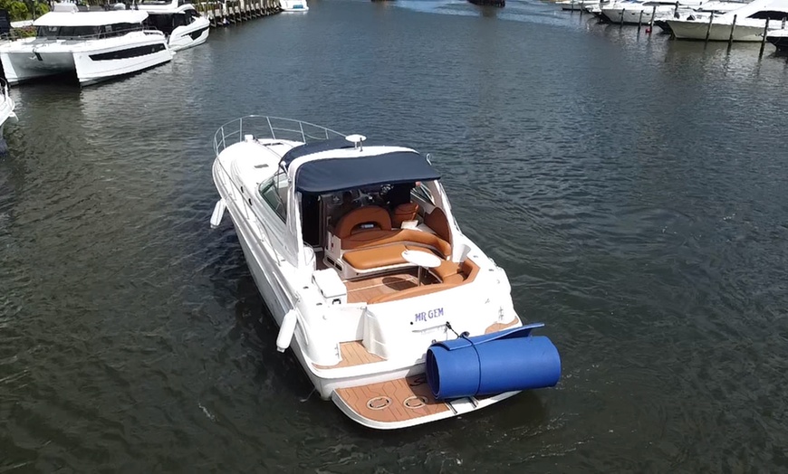 Image 6: Luxury Yacht Tour for 13 Guests – Downtown Miami Sunset & Skyline