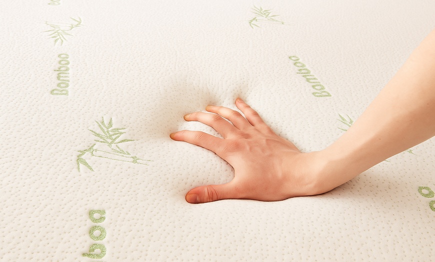 Image 5: Sampur traagschuimmatras met Bamboe Hoes