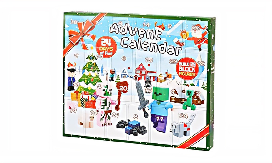 Image 1: Minecraft minifigures Inspired Advent Calendar