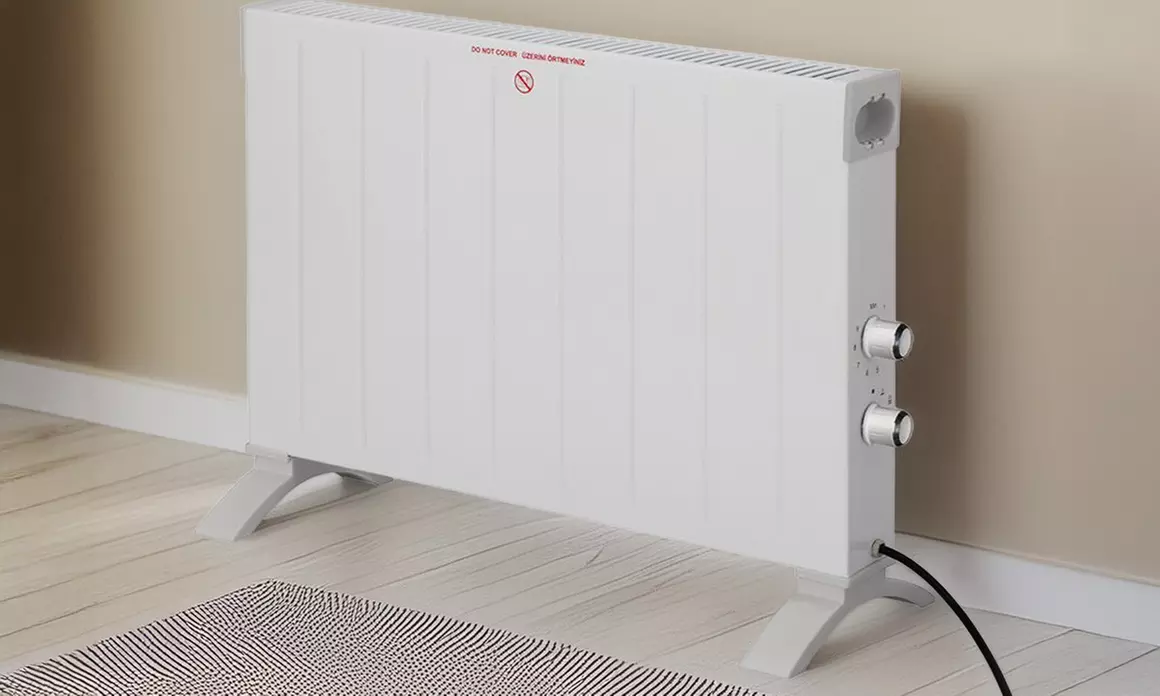 Radiador convector eléctrico portátil con potencia ajustable hasta 2200 W - Primary Image