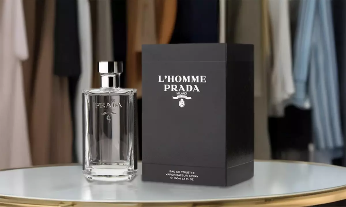 Prada La Homme Eau de Toilette Spray for Men 3.4 Fl. Oz.
