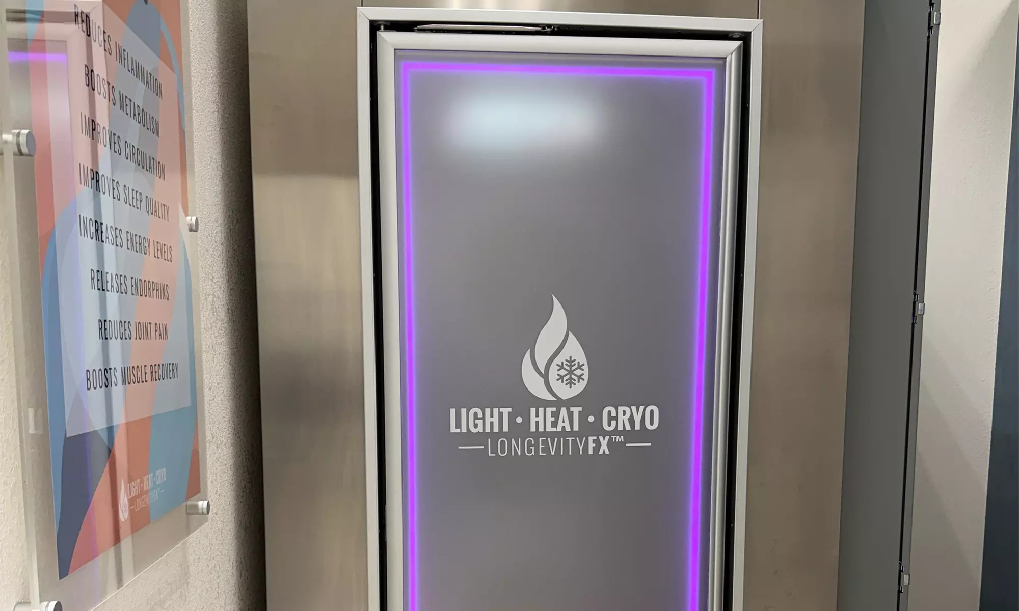 Cryotherapy, Red Light, IR Sauna & Recovery Therapy Session or Pass @Light Heat Cryo LongevityFX - Up to 80% Off