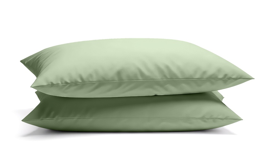 Image 16: Coppia di federe in 100% cotone certificato