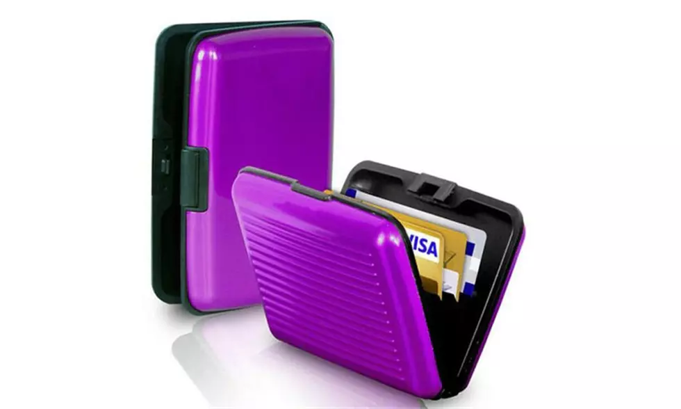 Pocket Waterproof Business ID Credit Card Wallet Holder Aluminum Metal RFID Case