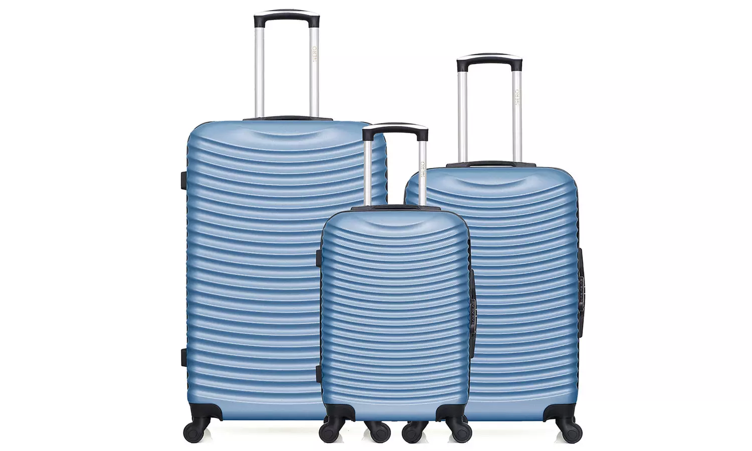 Bis zu 3x Hero Reisekoffer „Etna“ in Metallic-Blau in der Größe nach Wahl - Primary Image